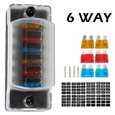 6 Way Fuse Box 12V24V Bus Bar Car Boat M6 Way Fuse Box 12V24V Bus Bar Car Boat Marine Fuse Box Holder
6 Way Fuse Box 12V24V Bus Bar Car Boat M6 Way Fuse Box 12V24V Bus Bar Car Boat Marine Fuse Box Holder
