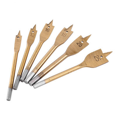 Greensen 6pcs High-carbon Steel Spade Paddle Bits WoodWorking Flat Drilling Boring Tools 10-25MM
Greensen 6pcs High-carbon Steel Spade Paddle Bits WoodWorking Flat Drilling Boring Tools 10-25MM