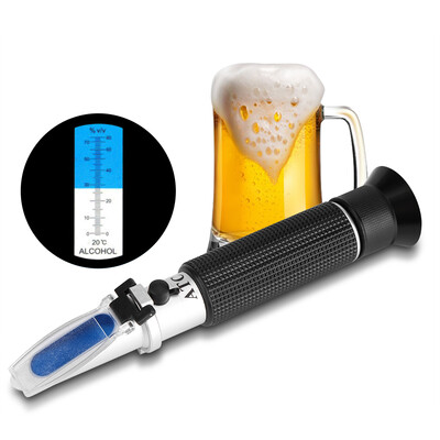 Greensen Professional Handheld Alcohol 0-80 Test Refractometer Wine Tester Meter Measure Instrument
Greensen Professional Handheld Alcohol 0-80 Test Refractometer Wine Tester Meter Measure Instrument