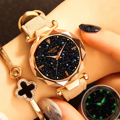 Womens Watch Female Student Waterproof Fashion Korean Simple Leisure Starry Sky with Quartz Watch
Womens Watch Female Student Waterproof Fashion Korean Simple Leisure Starry Sky with Quartz Watch
