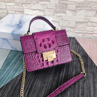 Tailored Fashion Women Vintage Alligator Leather Crossbody Bags Messenger Bags Handle bag
Tailored Fashion Women Vintage Alligator Leather Crossbody Bags Messenger Bags Handle bag