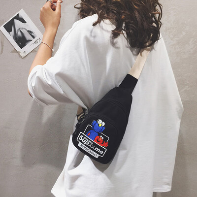 Sesame Street small bag female 2019 new ins Japanese Harajuku student chest bag cartoon printed canvas Messenger bag
Sesame Street small bag female 2019 new ins Japanese Harajuku student chest bag cartoon printed canvas Messenger bag
