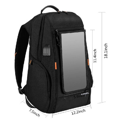 Outdoor Charging Backpack with USB Port Waterproof Breathable Travel Bag Wear-resisting Anti-theft Backpack with Solar Panel
Outdoor Charging Backpack with USB Port Waterproof Breathable Travel Bag Wear-resisting Anti-theft Backpack with Solar Panel