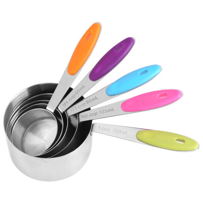 5pcsset Stainless Steel Measuring Cups Kit Sugar Coffee Milk Kitchen Gadget Baking Tools
5pcsset Stainless Steel Measuring Cups Kit Sugar Coffee Milk Kitchen Gadget Baking Tools