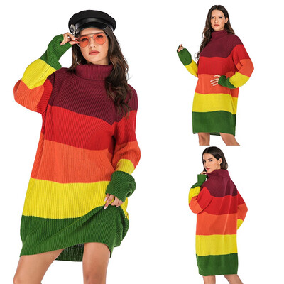 〖Follure〗Women Autumn Winter Casual Long Sleeve Color Matching Turtleneck Knit Sweater
〖Follure〗Women Autumn Winter Casual Long Sleeve Color Matching Turtleneck Knit Sweater