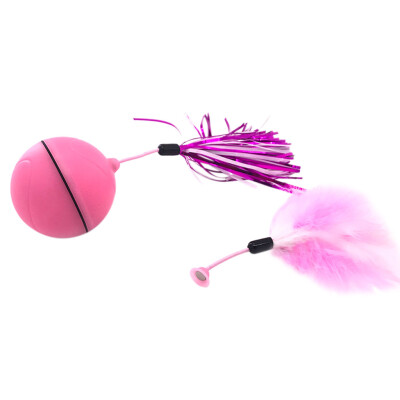 Gobestart Interactive Self Rotating USB Charged Pets Chaser Ball with Detachable Feather
Gobestart Interactive Self Rotating USB Charged Pets Chaser Ball with Detachable Feather