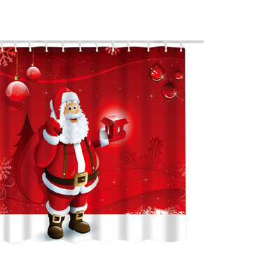 Gobestart Christmas Waterproof Polyester Bathroom Shower Curtain Decor With Hooks 71x71
Gobestart Christmas Waterproof Polyester Bathroom Shower Curtain Decor With Hooks 71x71