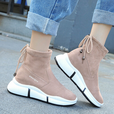 Socks&shoes women fall tide thin boots students Korean version of Joker elastic thick bottom short boots womens shoes
Socks&shoes women fall tide thin boots students Korean version of Joker elastic thick bottom short boots womens shoes