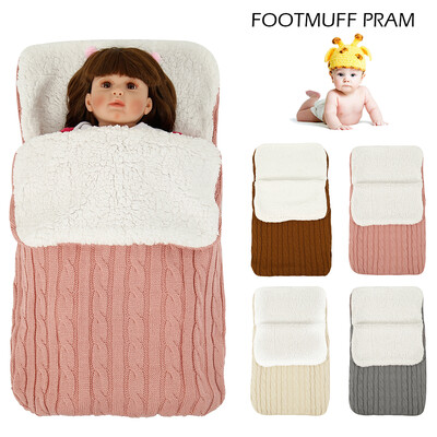 Baby Sleeping Bag Envelope Winter Kids Sleepsack Footmuff For Stroller Knitted Sleep Sack Newborn Swaddle Knit Cotton Slaapzak
Baby Sleeping Bag Envelope Winter Kids Sleepsack Footmuff For Stroller Knitted Sleep Sack Newborn Swaddle Knit Cotton Slaapzak