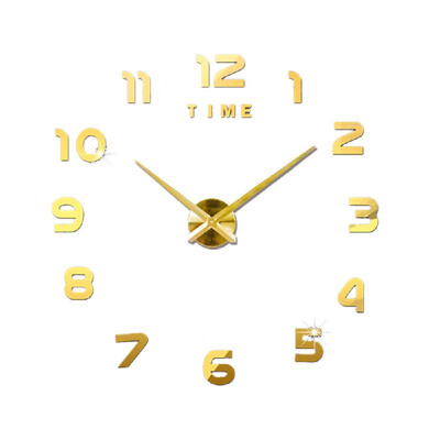 DIY Wall Clock Frameless 3D Mirror Wall Clock Large Mute Wall Stickers for Living Room Home Decorations
DIY Wall Clock Frameless 3D Mirror Wall Clock Large Mute Wall Stickers for Living Room Home Decorations