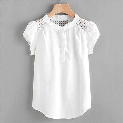 Nomeni Women Solid O-Neck Hollow Out T-Shirt Short Butterfly Sleeve Casual Tops Blouse
Nomeni Women Solid O-Neck Hollow Out T-Shirt Short Butterfly Sleeve Casual Tops Blouse