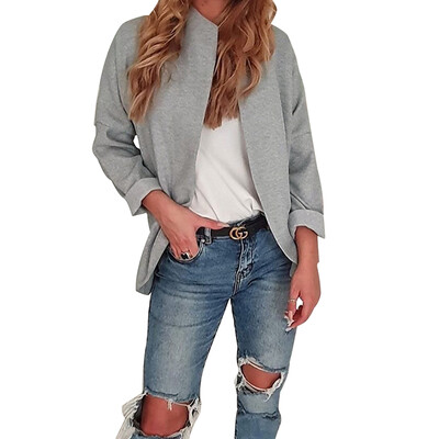 2019 Women Jean Jacket Fashion Simple OL Style Was Thin Long Sleeve Irregular Casual Cardigan Asymmetric Length Coat Gray
2019 Women Jean Jacket Fashion Simple OL Style Was Thin Long Sleeve Irregular Casual Cardigan Asymmetric Length Coat Gray