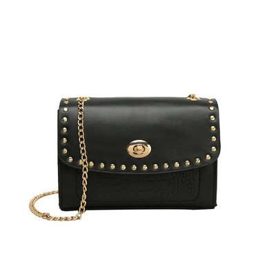 Women Chain Shoulder Bag Fashion Lock Small Square Bags PU Leather Contrast Color Crossbody Messenger Bag T2G
Women Chain Shoulder Bag Fashion Lock Small Square Bags PU Leather Contrast Color Crossbody Messenger Bag T2G