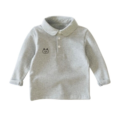 Autumn Baby Kids Long Sleeve Cotton Blouse Casual Boys And Girls Cartoon Embroidery Lapel Solid Color Comfortable Shirt
Autumn Baby Kids Long Sleeve Cotton Blouse Casual Boys And Girls Cartoon Embroidery Lapel Solid Color Comfortable Shirt