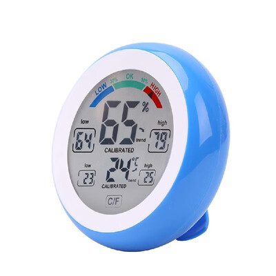 Touch Screen Temperature&Humidity Meter Digital Round Shape Indoor Thermometer&Hygrometer
Touch Screen Temperature&Humidity Meter Digital Round Shape Indoor Thermometer&Hygrometer