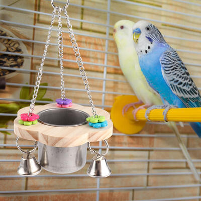 Greensen Stainless Steel Wood Pet Bird Food Cage Drinking Hanging Feeder Stand Cup Coop Toy for Parrot
Greensen Stainless Steel Wood Pet Bird Food Cage Drinking Hanging Feeder Stand Cup Coop Toy for Parrot