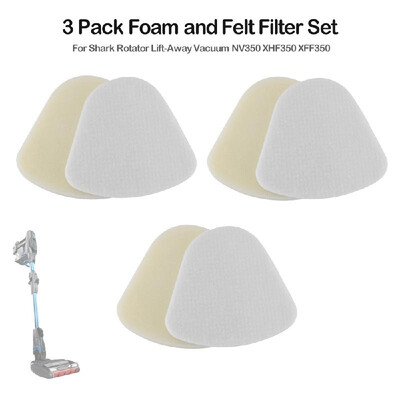 4 Pack Vacuum Foam&Felt Filter for Shark Rotator Lift-Away Vacuum NV350 XHF350 XFF350
4 Pack Vacuum Foam&Felt Filter for Shark Rotator Lift-Away Vacuum NV350 XHF350 XFF350