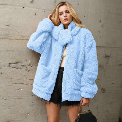 Tailored Women Casual Solid Faux Fur Pocket Outwear Cardigan Pocket Loose Scarf Coat
Tailored Women Casual Solid Faux Fur Pocket Outwear Cardigan Pocket Loose Scarf Coat