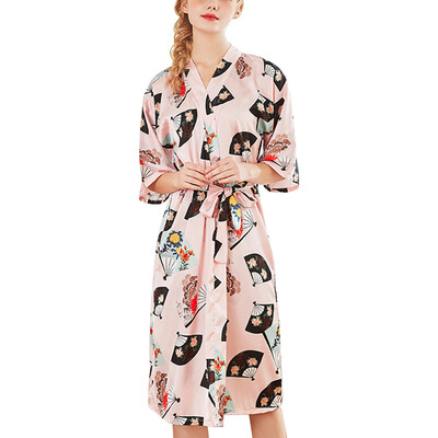 Toponeto Women Simulation Silk Ladies Pajamas Lingerie Robe Bathrobe Bride Dressing Gown
Toponeto Women Simulation Silk Ladies Pajamas Lingerie Robe Bathrobe Bride Dressing Gown