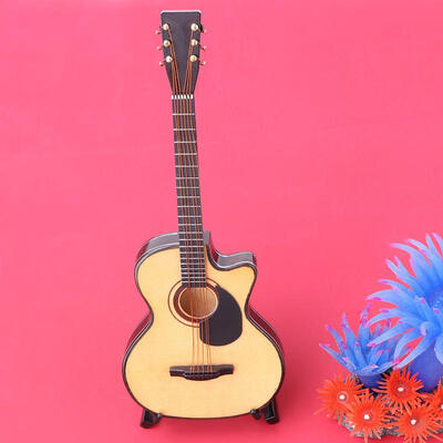 Greensen 18cm Miniature Tilia Handicraft Guitar Mold Folk Guitar Instrument Model with Gift Package
Greensen 18cm Miniature Tilia Handicraft Guitar Mold Folk Guitar Instrument Model with Gift Package