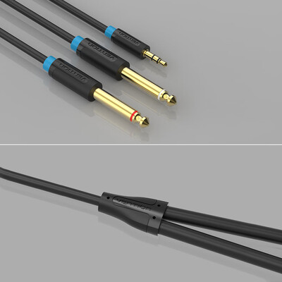 VENTION 35mm to Dual 65mm Audio Cable 35mm Male AUX to 635mm Splitter with Left&Right Soundtrack Switch for Phone Amplifie
VENTION 35mm to Dual 65mm Audio Cable 35mm Male AUX to 635mm Splitter with Left&Right Soundtrack Switch for Phone Amplifie