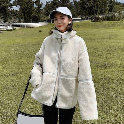 Toponeto Womens Fashion Solid Color Stitching High Collar Loose Zip Pocket Jacket Coat
Toponeto Womens Fashion Solid Color Stitching High Collar Loose Zip Pocket Jacket Coat
