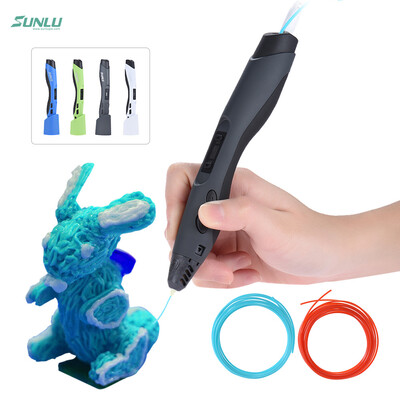 SUNLU SL-300 Intelligent 3D Printing Pen Printer Drawing 8 Loading Speed Low Temperature Ceramic Nozzle w Pen Holder 175mm ABS
SUNLU SL-300 Intelligent 3D Printing Pen Printer Drawing 8 Loading Speed Low Temperature Ceramic Nozzle w Pen Holder 175mm ABS