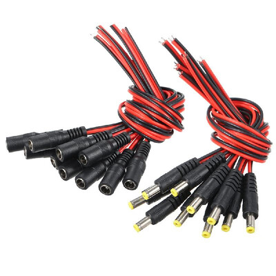 20pcs DC Power Pigtail Cable Male & Female Connectors Adapter Wires DC-G0510pcsDC-G0410pcs
20pcs DC Power Pigtail Cable Male & Female Connectors Adapter Wires DC-G0510pcsDC-G0410pcs