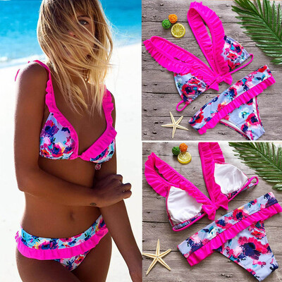 Roseonmyhand Womens Sexy Swimwear Push Up Print Bow Bikini Set Bain Femme Beachwear Swimsuit
Roseonmyhand Womens Sexy Swimwear Push Up Print Bow Bikini Set Bain Femme Beachwear Swimsuit