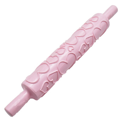 Gobestart Portable Embossed Rolling Pin Heart Pattern Fondant Pastry Cake Decorating Tool
Gobestart Portable Embossed Rolling Pin Heart Pattern Fondant Pastry Cake Decorating Tool