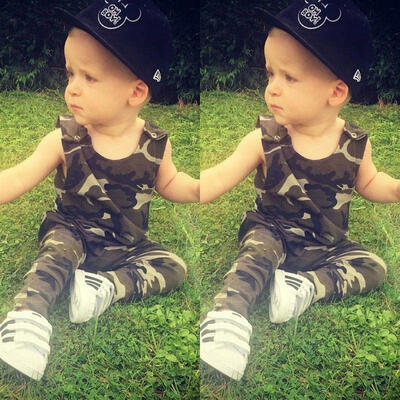 Fashion Newborn Toddler Baby Boys Girls Clothes Camouflage Romper Bodysuit Outfits 0-24M
Fashion Newborn Toddler Baby Boys Girls Clothes Camouflage Romper Bodysuit Outfits 0-24M