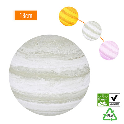 3D Printing Clap Jupiter Light USB Rechargeable 3-Color Dimmable Night Lamp Bedroom Decor with Wooden Stand
3D Printing Clap Jupiter Light USB Rechargeable 3-Color Dimmable Night Lamp Bedroom Decor with Wooden Stand