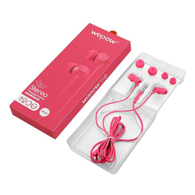 WOPOW Multi-color Candy Headphone With Microphone In-ear Wired Headphone Silicone Earplug Suitable For Apple Huawei Xiaomi Mobil
WOPOW Multi-color Candy Headphone With Microphone In-ear Wired Headphone Silicone Earplug Suitable For Apple Huawei Xiaomi Mobil