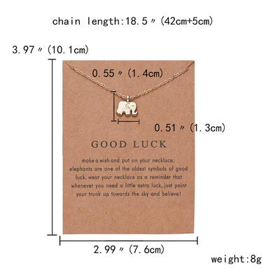 Card Jewelry Fashion Animal Pendant Necklace Bird Dragonfly Elephant Cat Horse Choker Clavicle Chain Necklace Women Friends Gift
Card Jewelry Fashion Animal Pendant Necklace Bird Dragonfly Elephant Cat Horse Choker Clavicle Chain Necklace Women Friends Gift