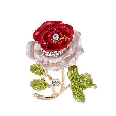 Lacquer Brooch Flower Brooch Pin for woman Enameled Red Rose Alloy Rose Paint Womens Jewelry Brooches
Lacquer Brooch Flower Brooch Pin for woman Enameled Red Rose Alloy Rose Paint Womens Jewelry Brooches