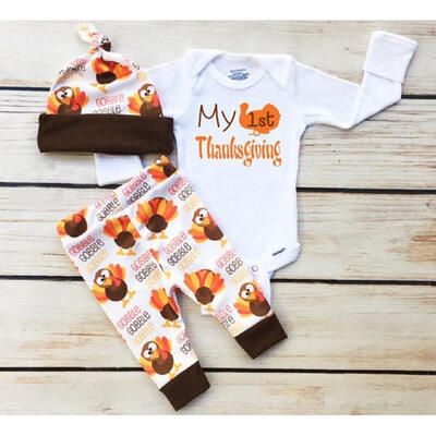 Fashion Thanksgiving Newborn Baby Boy Girl Top Romper Pants Outfits Set Clothes US Stock
Fashion Thanksgiving Newborn Baby Boy Girl Top Romper Pants Outfits Set Clothes US Stock