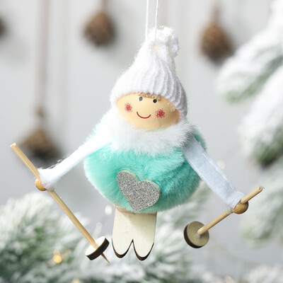 Christmas Angel Girl Ski Plush Dolls Christmas Tree Ornament Pendant Party Christmas Decoration
Christmas Angel Girl Ski Plush Dolls Christmas Tree Ornament Pendant Party Christmas Decoration