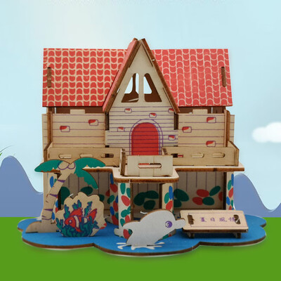 Gotoamei Kids 3D wooden DIY Houses Jigsaw Children Castle Construction Pattern Puzzle Toy
Gotoamei Kids 3D wooden DIY Houses Jigsaw Children Castle Construction Pattern Puzzle Toy