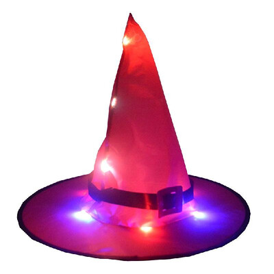 Portable Lighting Hat Halloween Dress Up Hat Lightweight Decoration Luminous Witch Hat Purple With Buckle
Portable Lighting Hat Halloween Dress Up Hat Lightweight Decoration Luminous Witch Hat Purple With Buckle