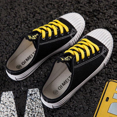 2019 tide shoes autumn white canvas shoes Korean students have no heel&a pedal female shoes Joker lazy shoes
2019 tide shoes autumn white canvas shoes Korean students have no heel&a pedal female shoes Joker lazy shoes
