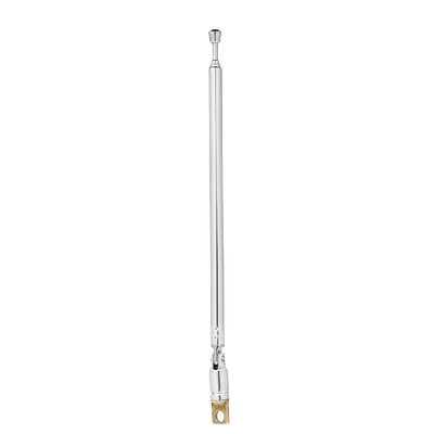 Telescopic FM Radio Antenna 4 Sections Chromium-plating Copper Antenna 360° Rotatable
Telescopic FM Radio Antenna 4 Sections Chromium-plating Copper Antenna 360° Rotatable