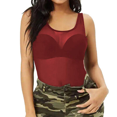 Starmoon Fashion Women Sexy Summer Solid O-Neck Sleeveless Mesh Sheer Casual Jumpsuits
Starmoon Fashion Women Sexy Summer Solid O-Neck Sleeveless Mesh Sheer Casual Jumpsuits