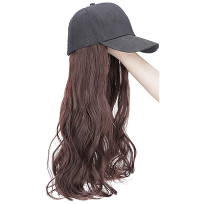 4 Colors Adjustable Women Hats Wavy Hair Extensions With Black Cap Wig All-In-One Ladies Baseball Cap
4 Colors Adjustable Women Hats Wavy Hair Extensions With Black Cap Wig All-In-One Ladies Baseball Cap