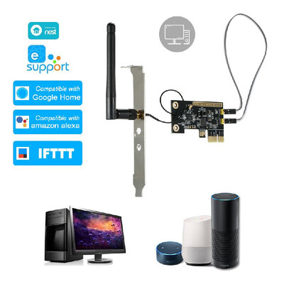 eWeLink Mini PCI-e Desktop PC Remote Control Switch Card WiFi Wireless Smart Switch Relay Module Wireless Restart Switch Turn OnO
eWeLink Mini PCI-e Desktop PC Remote Control Switch Card WiFi Wireless Smart Switch Relay Module Wireless Restart Switch Turn OnO