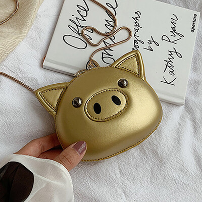 Female 2019 autumn new Korean fashion girl cute little pig bag leisure chain slung round bag
Female 2019 autumn new Korean fashion girl cute little pig bag leisure chain slung round bag