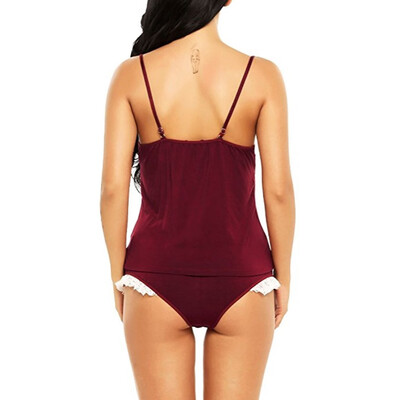 Toponeto New Women Sexy Girl Cute V-neck Lace Lingerie Sleepwear Camisole Pajamas Set
Toponeto New Women Sexy Girl Cute V-neck Lace Lingerie Sleepwear Camisole Pajamas Set