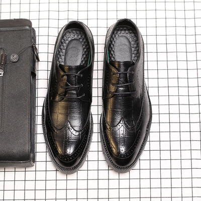Mens shoes autumn mens formal wear business casual shoes England black work shoes youth tide shoes
Mens shoes autumn mens formal wear business casual shoes England black work shoes youth tide shoes
