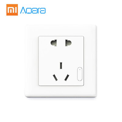 Aqara Wall Outlet ZigbeeXiaomi Mi Aqara Brand Smart Wall Socket ZigBee Timing Power Monitoring Safety Outlet for House Office
Aqara Wall Outlet ZigbeeXiaomi Mi Aqara Brand Smart Wall Socket ZigBee Timing Power Monitoring Safety Outlet for House Office