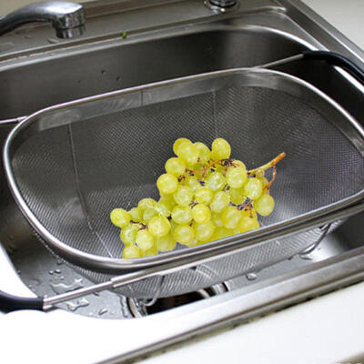Greensen Stainless Steel Collapsible Kitchen Sink Drain Basket for Washing Rinsing Fruits Vegetables
Greensen Stainless Steel Collapsible Kitchen Sink Drain Basket for Washing Rinsing Fruits Vegetables