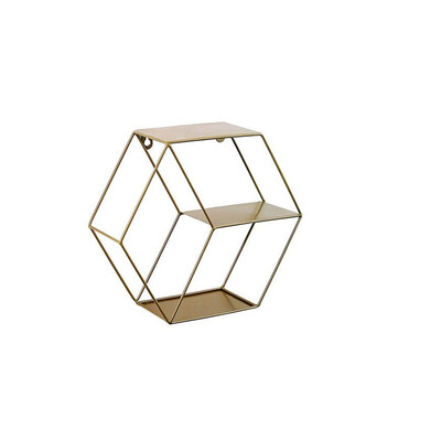 Gobestart Hexagonal Geometric Storage Frame Iron Grids Wall Shelf Storage Hanging Decor
Gobestart Hexagonal Geometric Storage Frame Iron Grids Wall Shelf Storage Hanging Decor